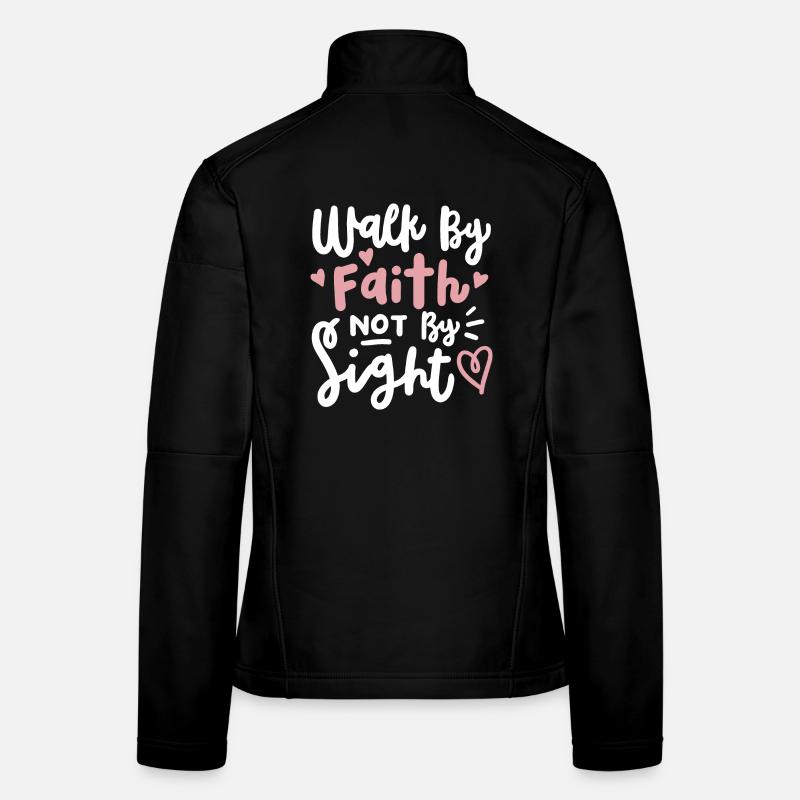 Christlicher Glaube Bibelvers Frauen Softshelljacke