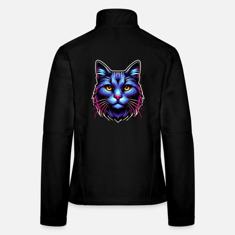 Chat Veste en tissu softshell Femme