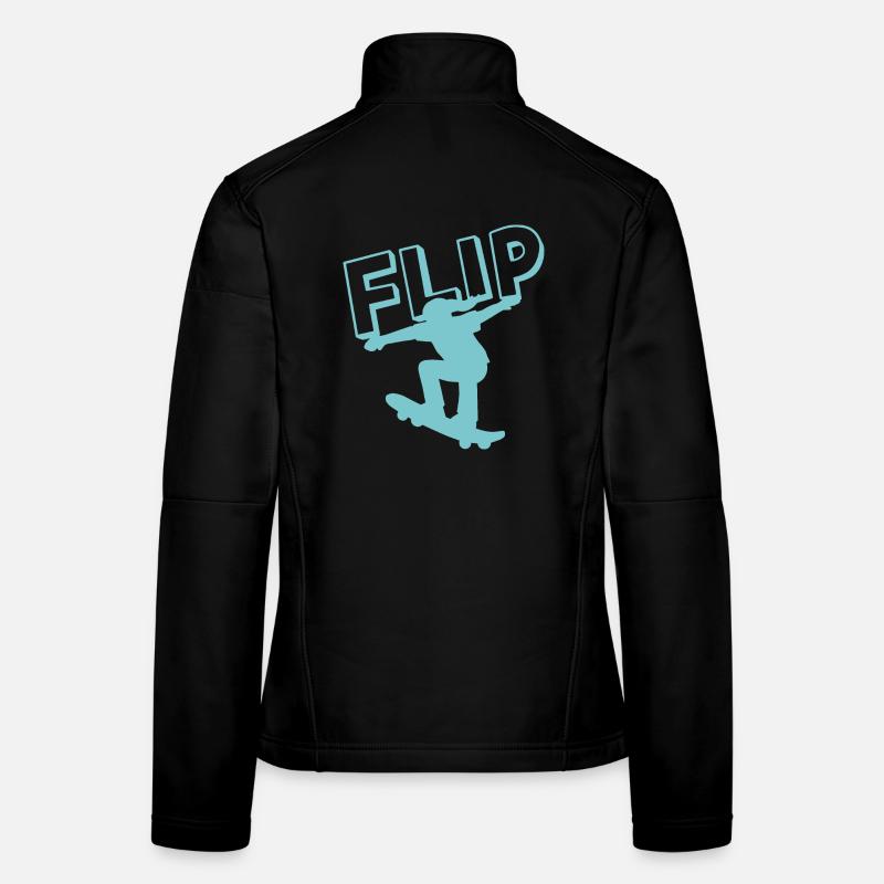 Skateboarding Skateboard Skateboarder Frauen Softshelljacke