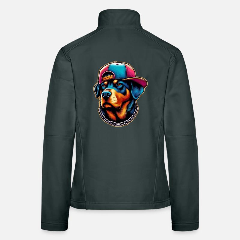 Hund Frauen Softshelljacke