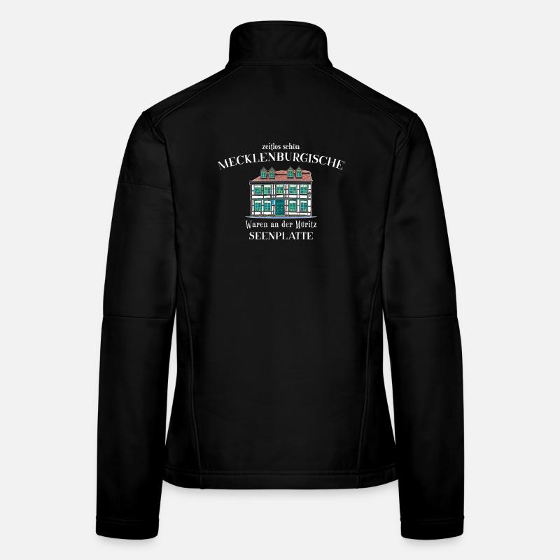 Mecklenburg Lake District, Waren an der Müritz - Women's Softshell Jacket - black