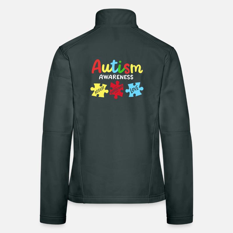 Autismus Bewusstsein Frauen Softshelljacke