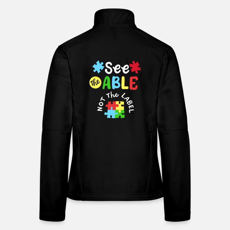 Autismus Bewusstsein SPED Lehrer Frauen Softshelljacke