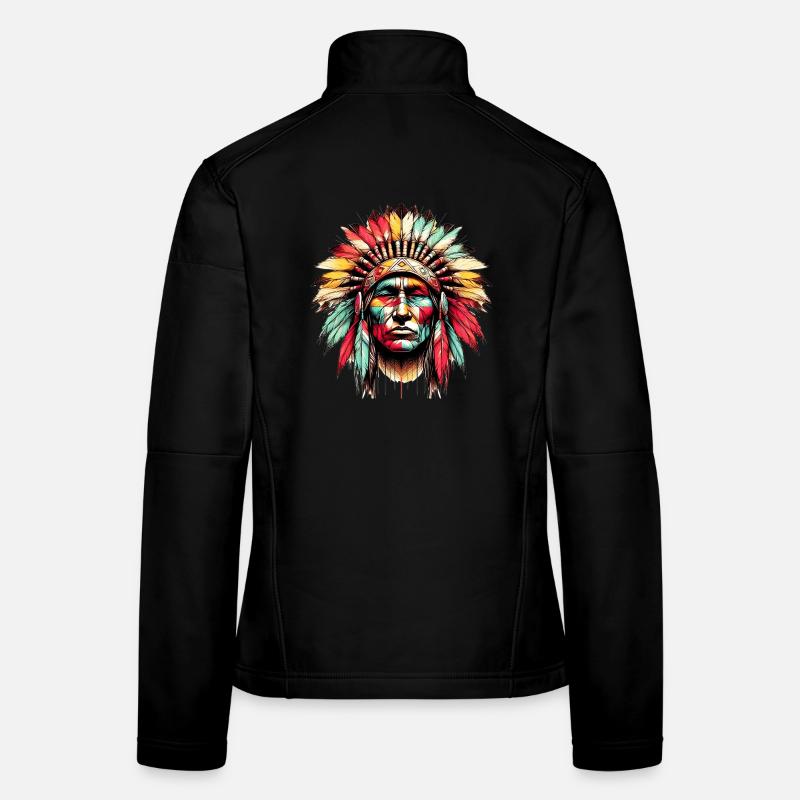 American Indian American Women's Softshell Jacket