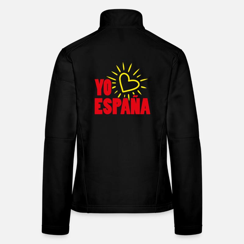 Spanien Espana Frauen Softshelljacke