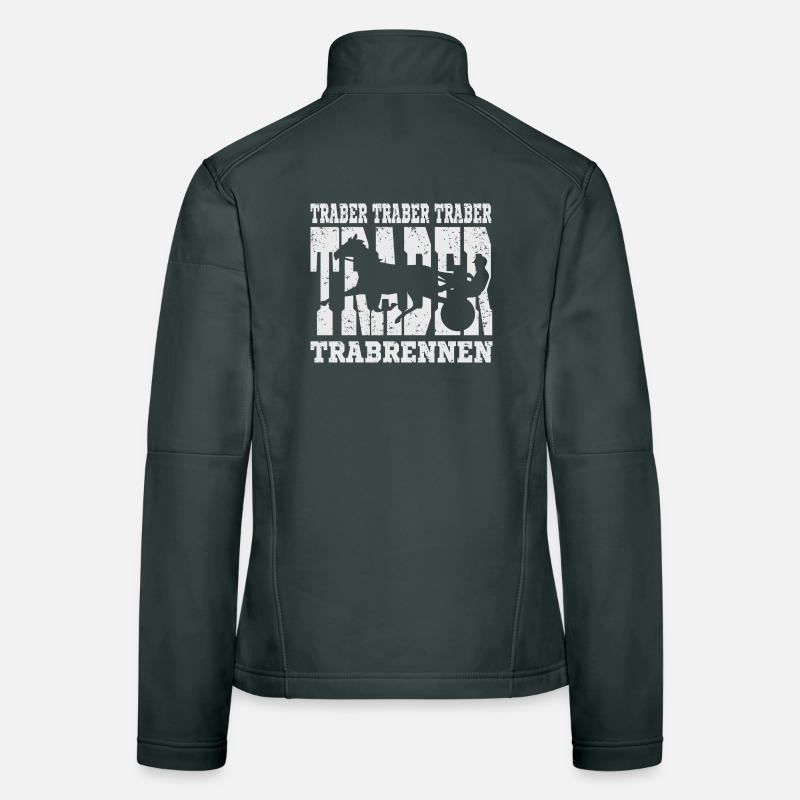 Conception décorative du pied Veste en tissu softshell Femme