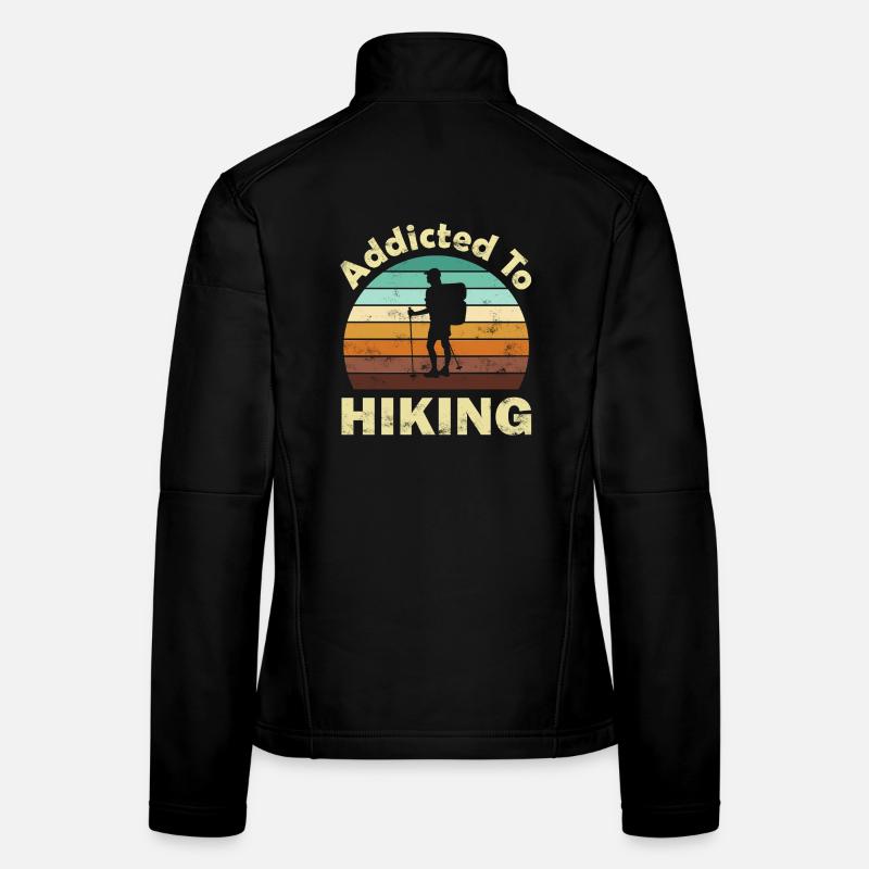 Wandern Wanderer Frauen Softshelljacke