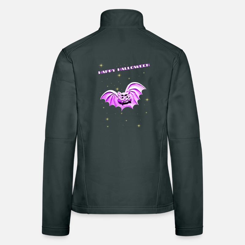 Bat for Halloween Women's Softshell Jacket