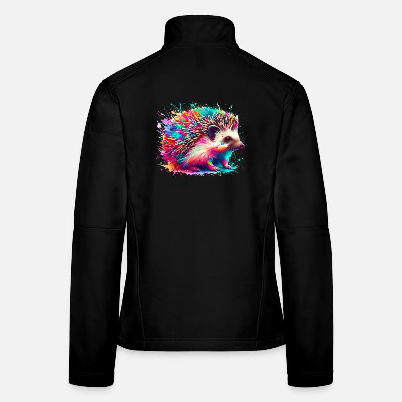 Hérisson Veste en tissu softshell Femme