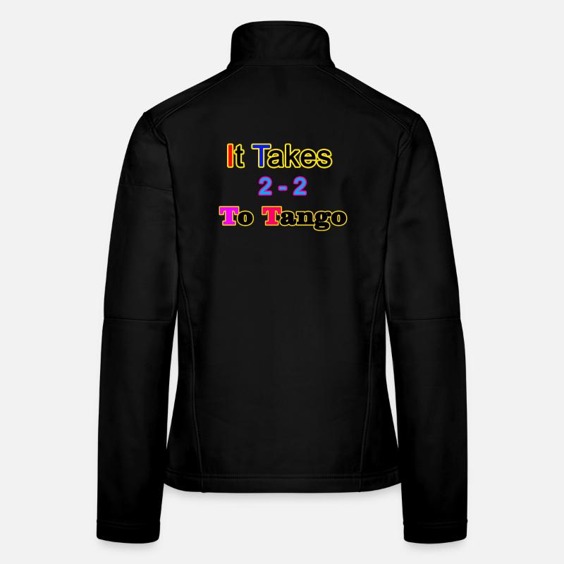 It Takes 2 to Tango - Women's Softshell Jacket - black