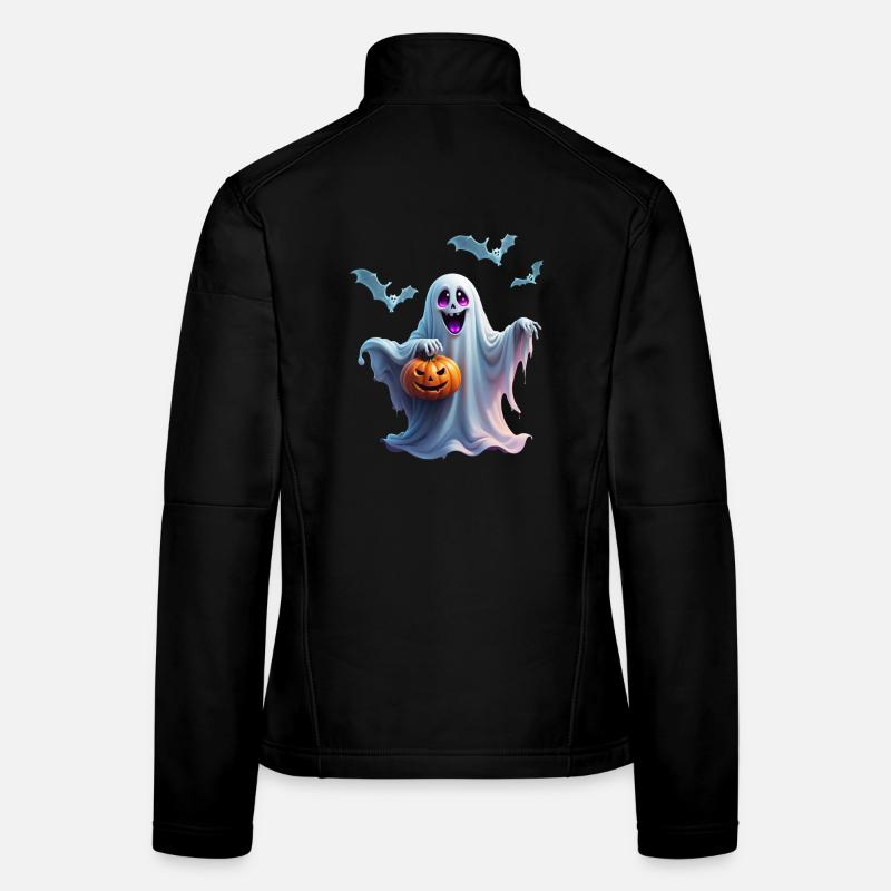 Le charmant design d’Halloween transmet. Veste en tissu softshell Femme