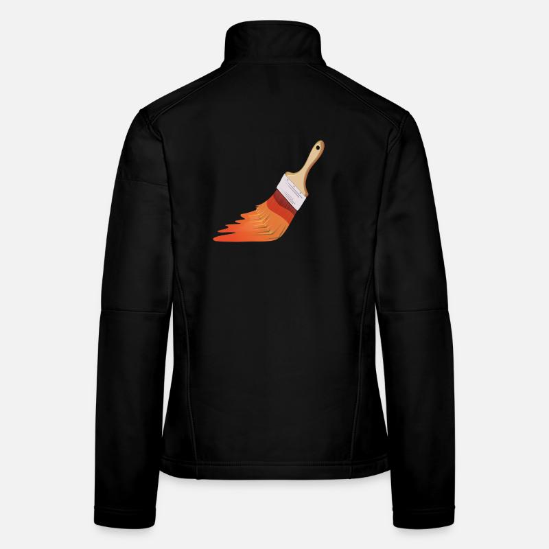 Painter Brushes Women's Softshell Jacket
