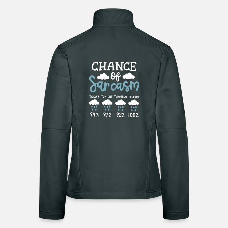 Sarkasmus sarkastischer Humor Frauen Softshelljacke