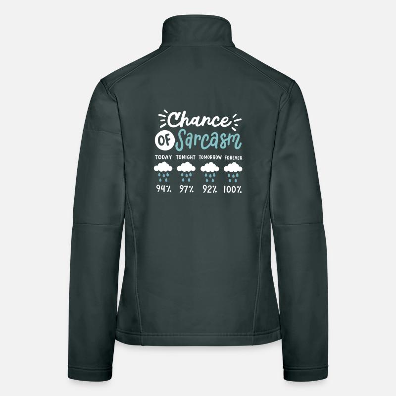 Sarkasmus sarkastischer Humor Frauen Softshelljacke