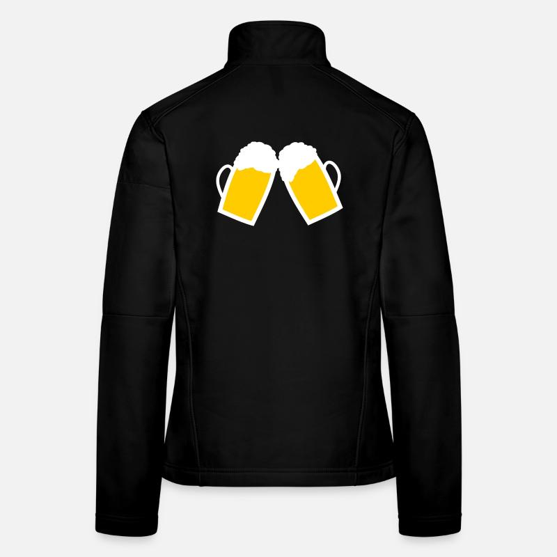 Beer Beer Glasses Father's Day Gift Dad Women's Softshell Jacket