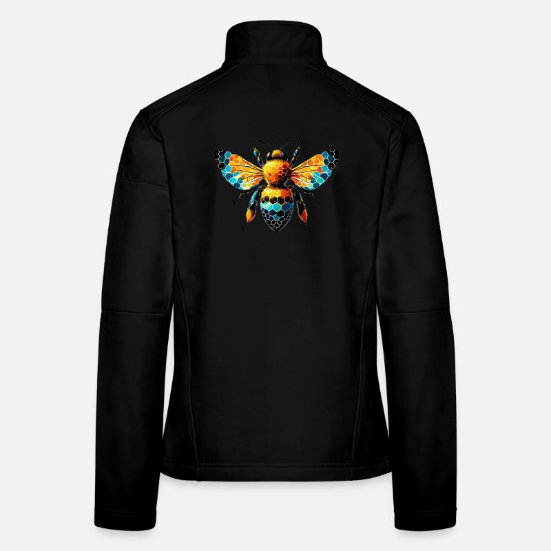 Abeille Veste en tissu softshell Femme