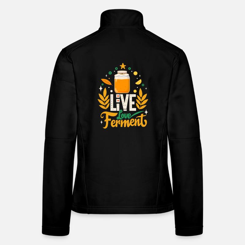 Live Love Ferment: Honigfermentation Frauen Softshelljacke