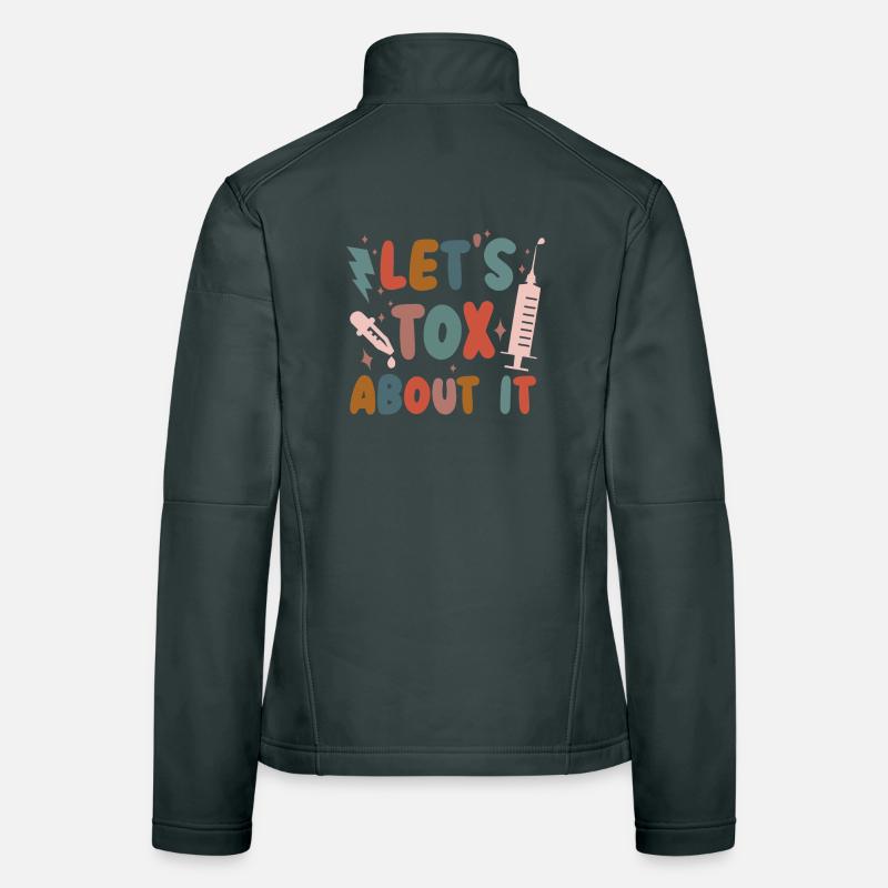 Lets Talk About It – Gesundheitsmotivation Frauen Softshelljacke