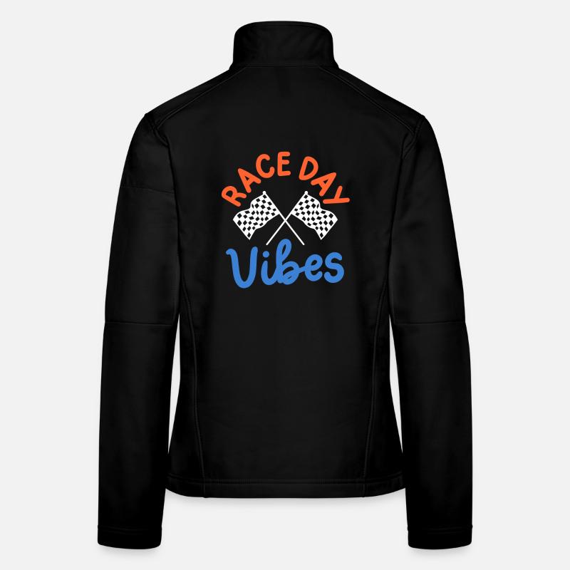 Drag Racing Rennwagen Rennfahrer Frauen Softshelljacke