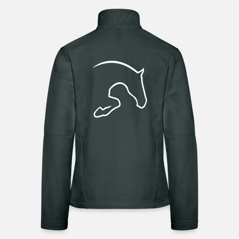 Springpferd Frauen Softshelljacke
