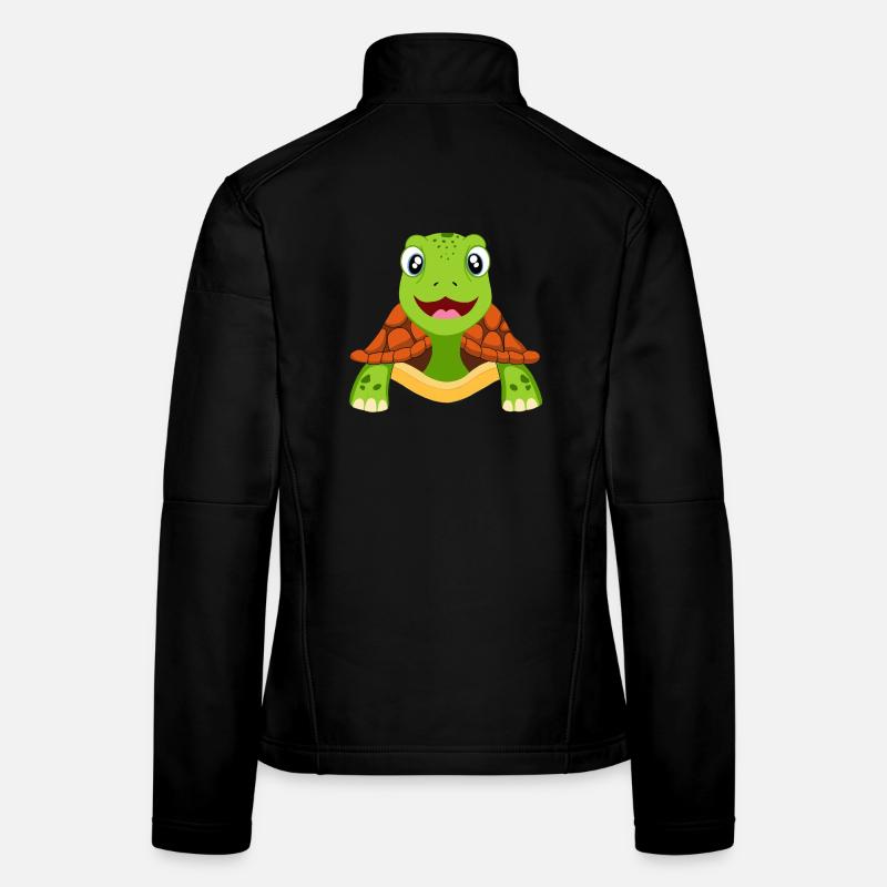 Schildkröte Schildkröten - Frauen Softshelljacke - Schwarz