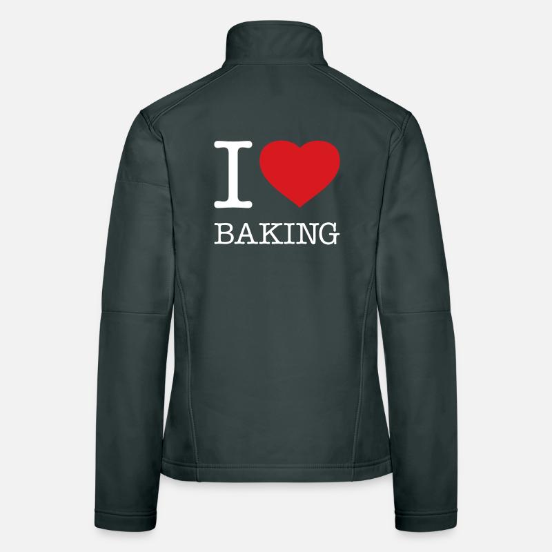 I LOVE BAKING Women's Softshell Jacket