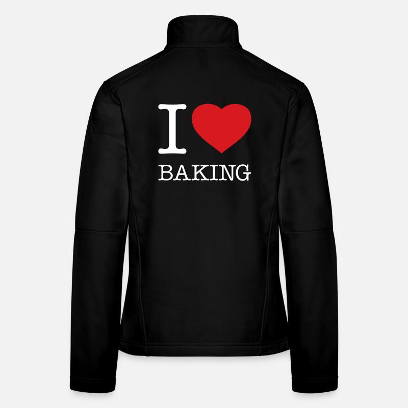 I LOVE BAKING Women's Softshell Jacket