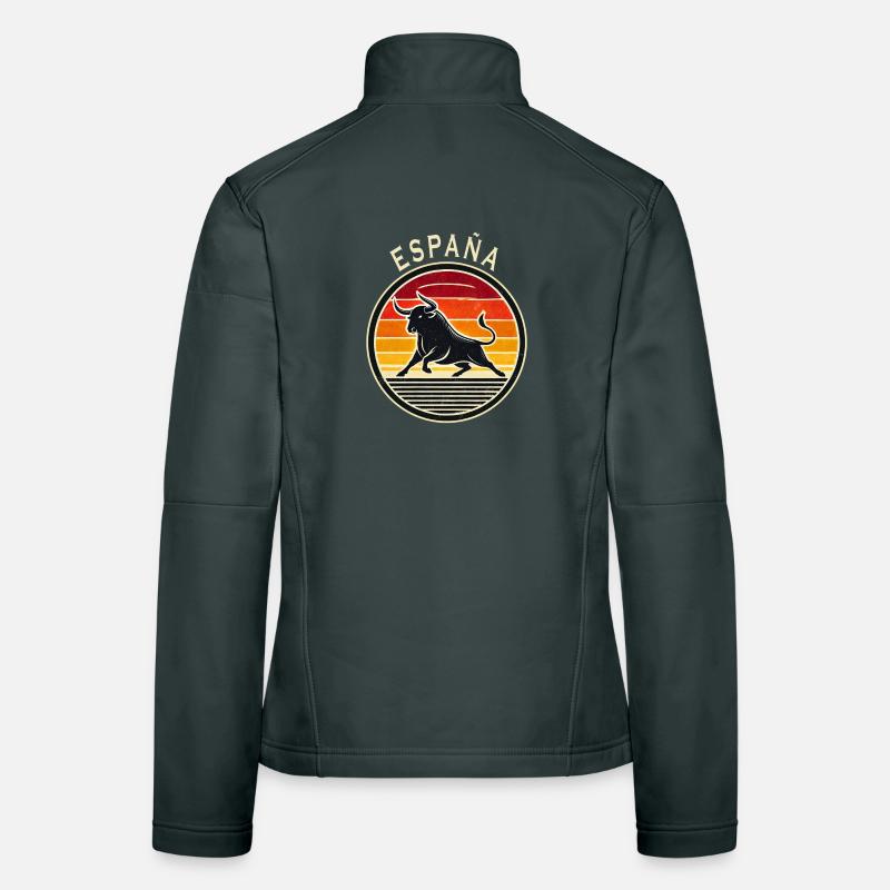 Spain Taurus Design Women's Softshell Jacket
