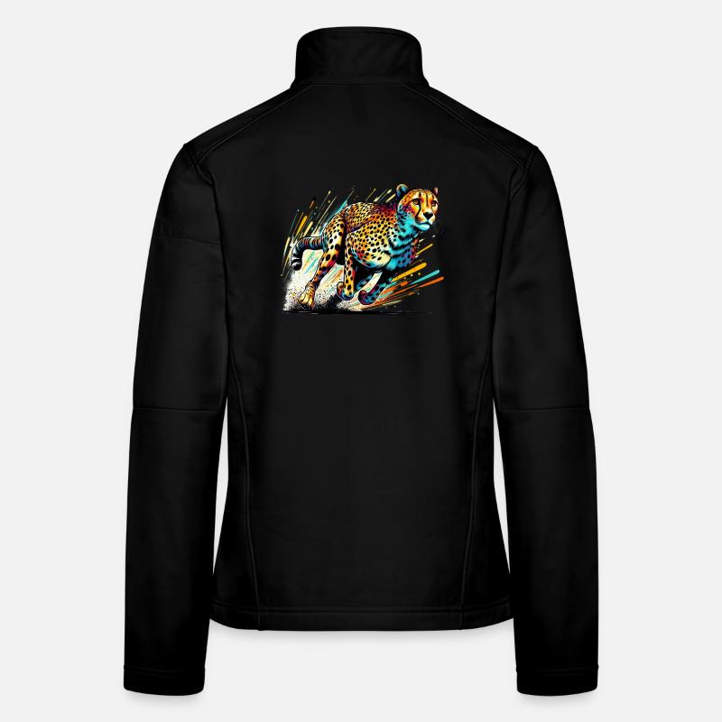 Gepard - Frauen Softshelljacke - Schwarz