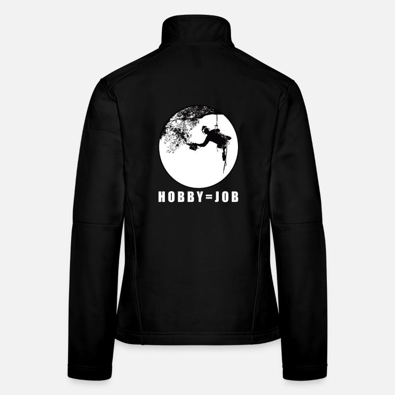 Baumpfleger Baumpflege - mein Beruf ist mein Hobby - Frauen Softshelljacke - Schwarz