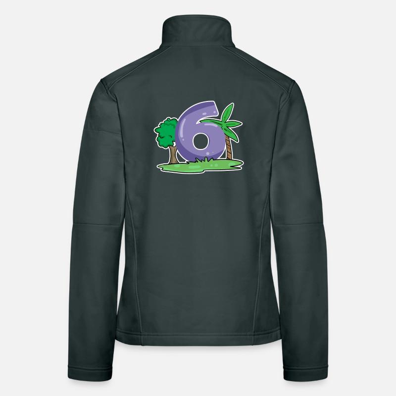 Motif numéro 6 Veste en tissu softshell Femme