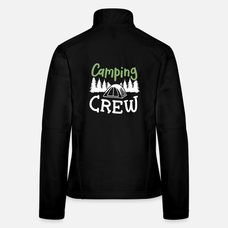 Camping Crew Camper Frauen Softshelljacke