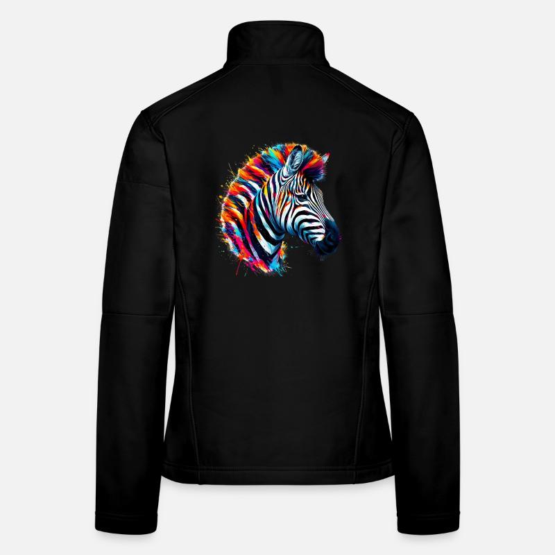 Zebra Frauen Softshelljacke