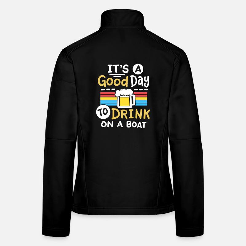 Boot Bier Trinken Frauen Softshelljacke