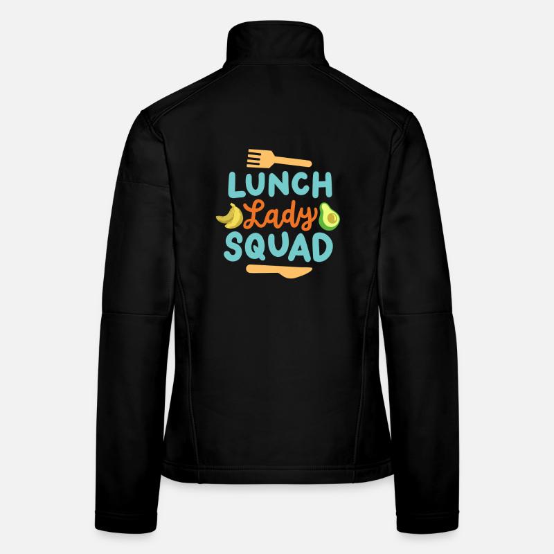 Mittagessen Schule Cafeteria Crew Frauen Softshelljacke