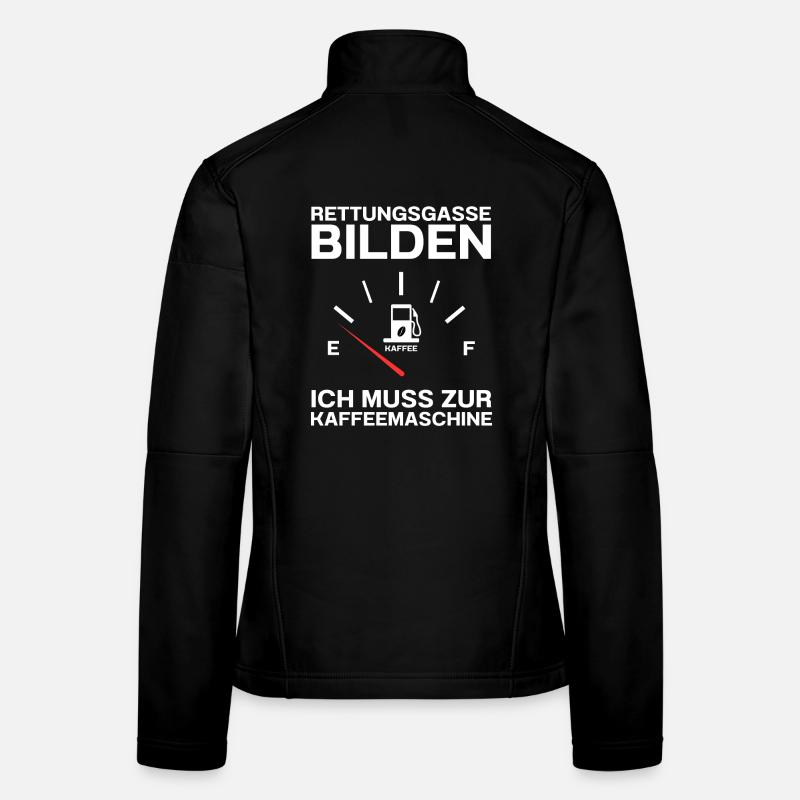Rettungsgasse Kaffee Kaffetrinker Kaffeebohne Frauen Softshelljacke