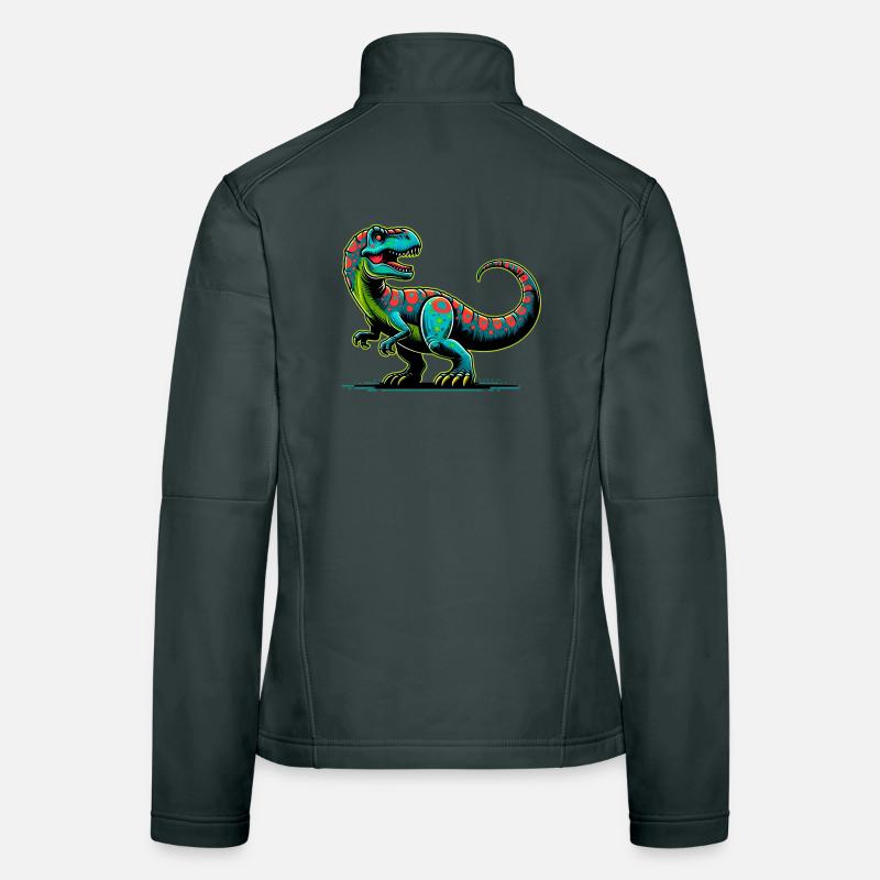 Dinosaurier Frauen Softshelljacke