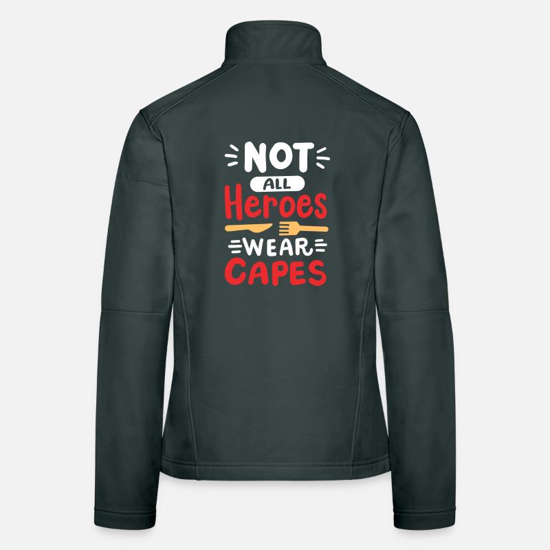 Mittagessen Schule Cafeteria Crew Frauen Softshelljacke