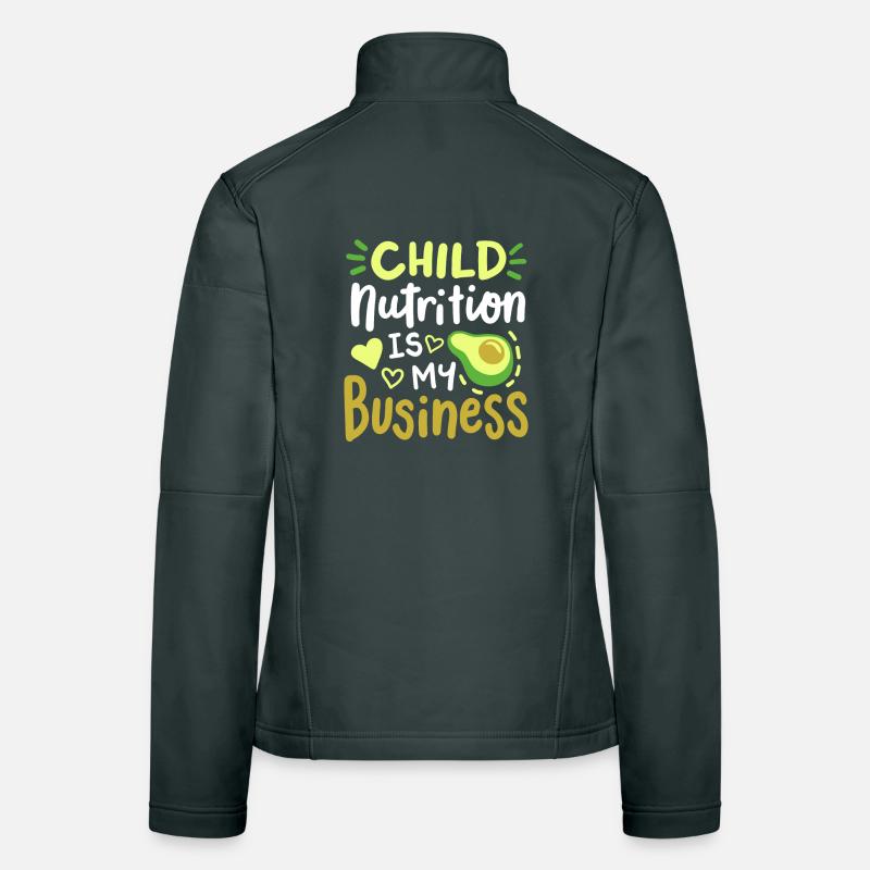 Mittagessen Schule Cafeteria Crew Frauen Softshelljacke