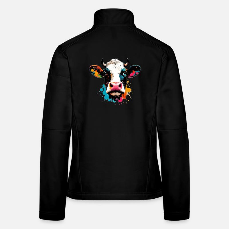 Vache Veste en tissu softshell Femme