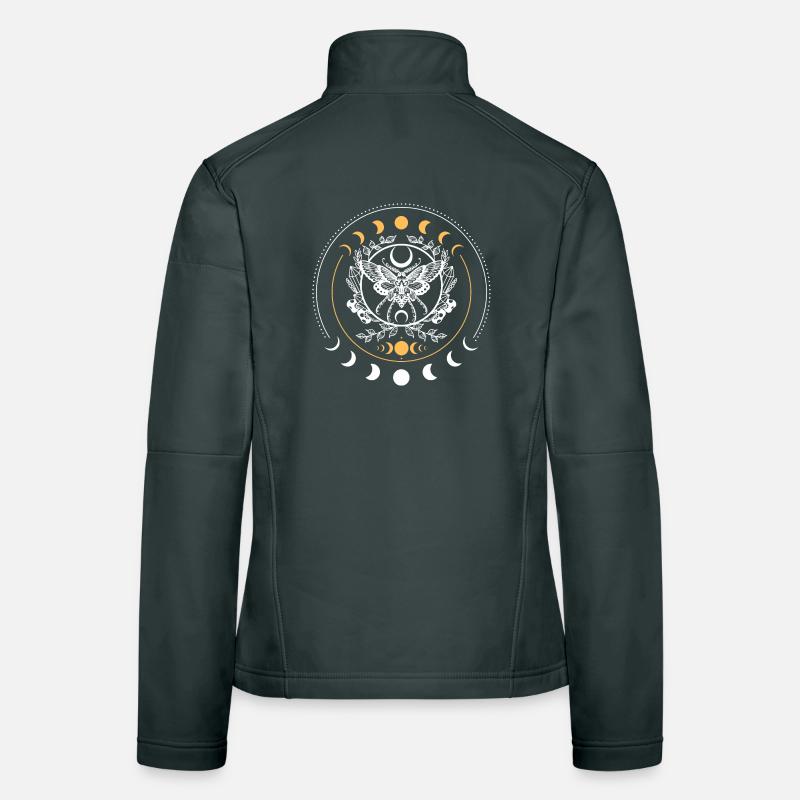 Mandala du Papillon Céleste Veste en tissu softshell Femme