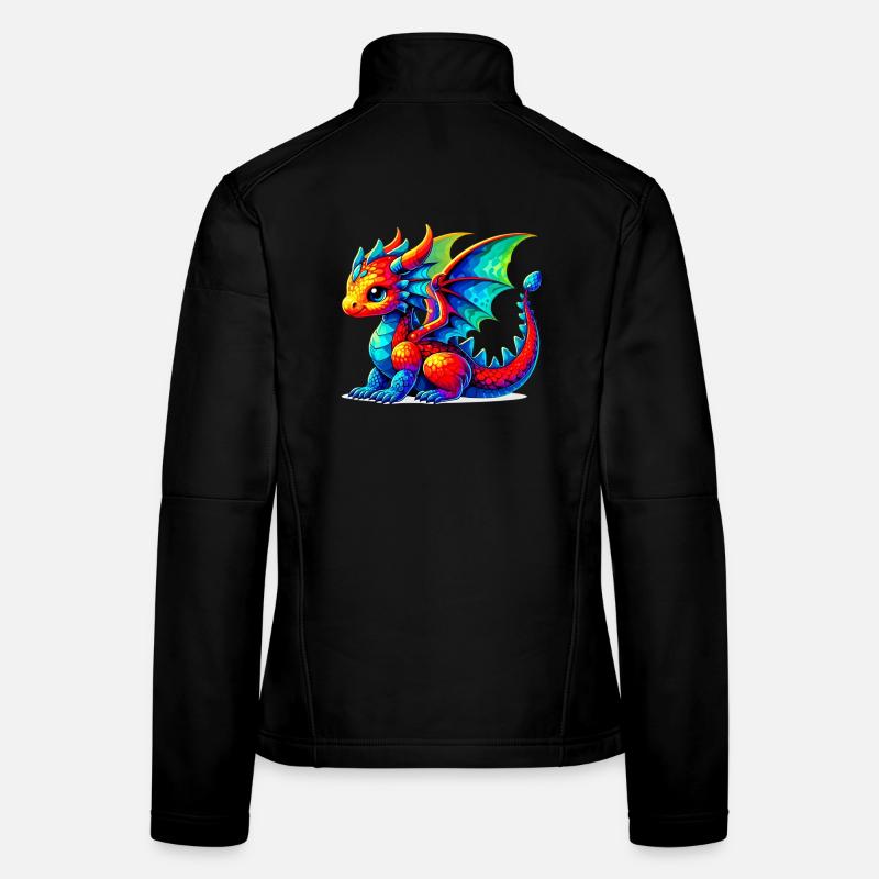 Drache Frauen Softshelljacke