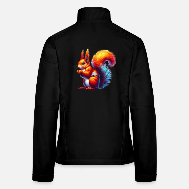 Écureuil Veste en tissu softshell Femme