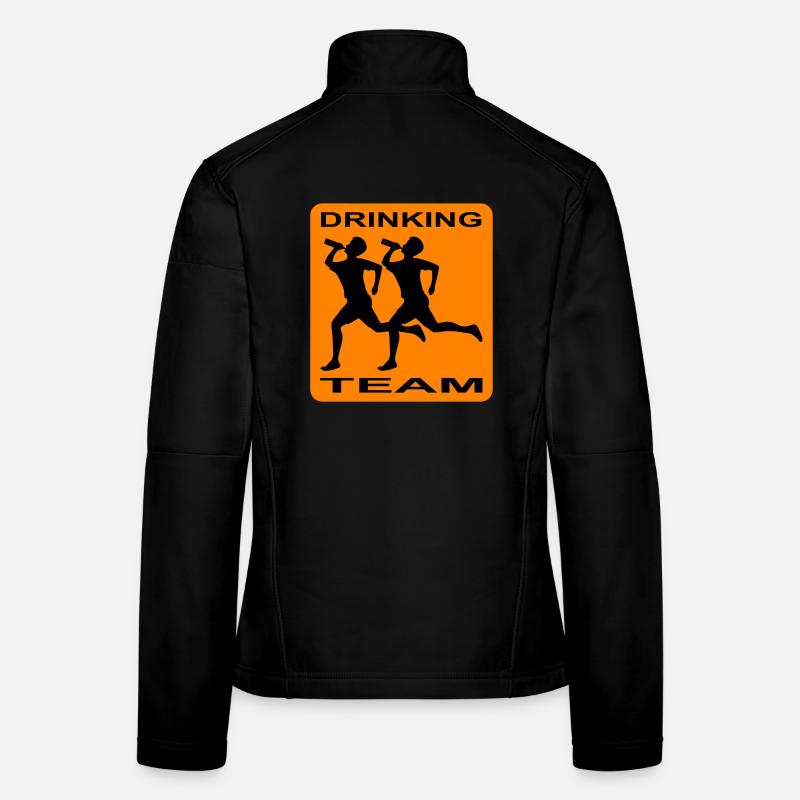 Team Vatertag Bier Frauen Softshelljacke