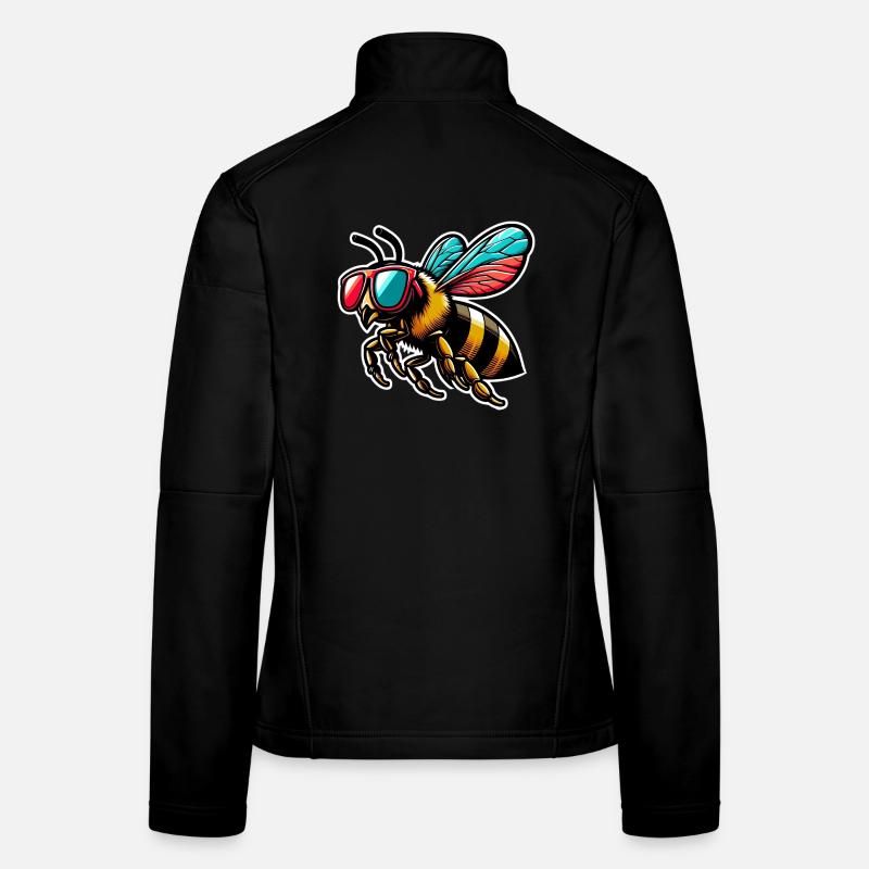 Abeille Veste en tissu softshell Femme