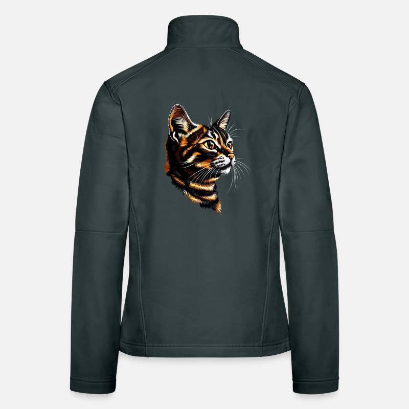 Bengal Katze Leopard Cat Leopardette Bengal Katzen Frauen Softshelljacke