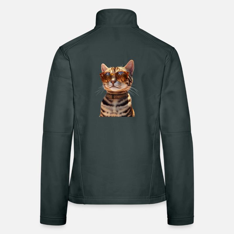 Bengal Cat Leopard Cat Leopardette Bengal Cats Women's Softshell Jacket