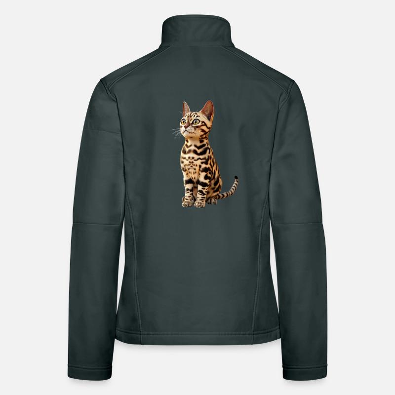 Bengal Katze Leopard Cat Leopardette Bengal Katzen Frauen Softshelljacke