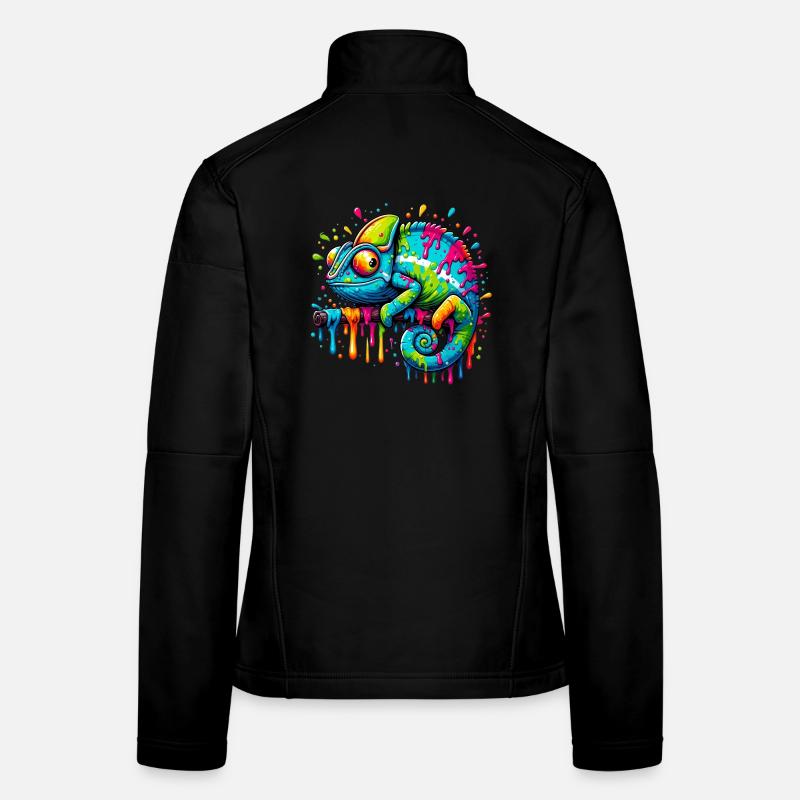 Caméléon Veste en tissu softshell Femme