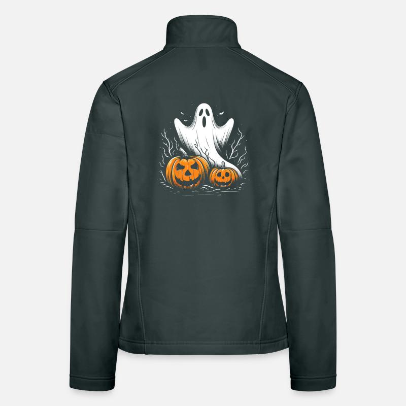 Halloween ghost Women's Softshell Jacket